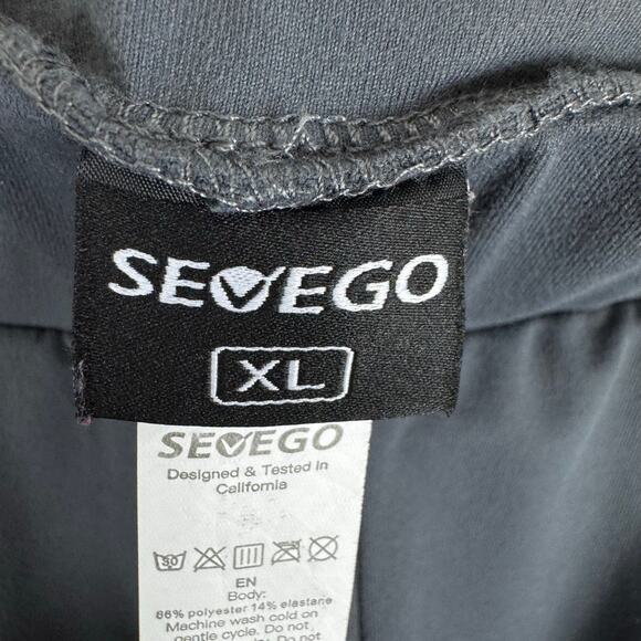 Sevego Gray Soft Harem Stretchy Jogger Lounge Pants Slouchy Pockets Size XL - Picture 5 of 6